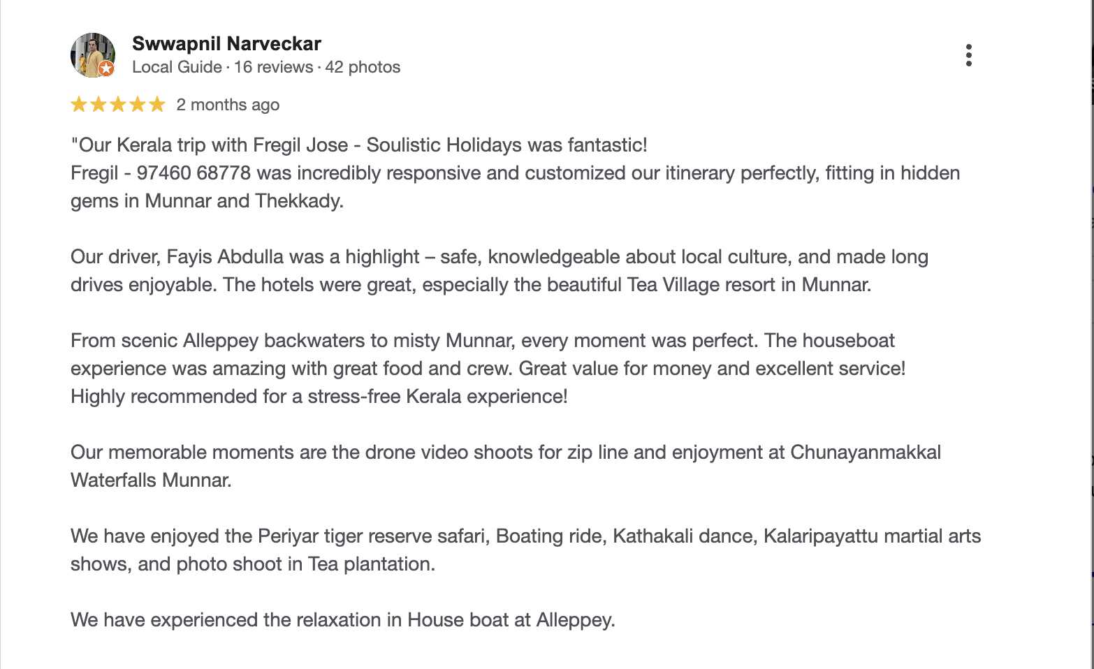 Customer Review Screenshot 2